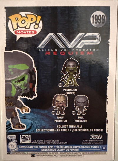 Ian Whyte as The Bull Predator "AVP" signed Funko POP #1999