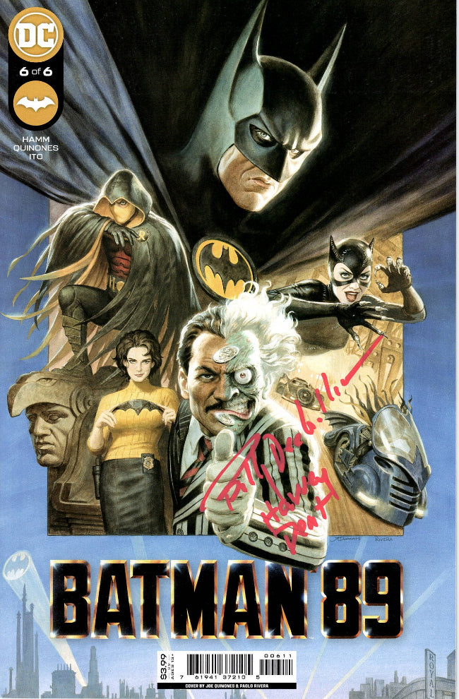 Billy Dee Williams "BATMAN '89" signed comic book
