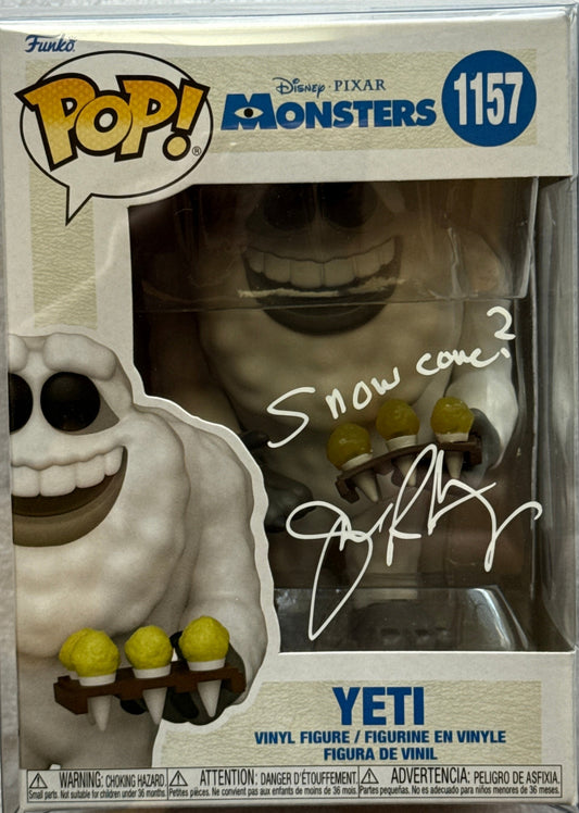 John Ratzenberger "Monsters INC" signed Funko POP