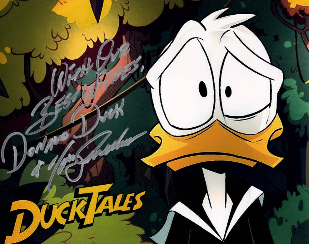 Tony Anselmo "Disney's Donald Duck - Duck Tales" signed 8x10 photo