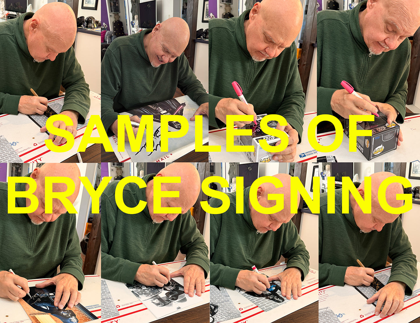 Bryce Eller "Star Wars Darth Vader" signed Funok POP@ #626 Hollywood Exclusive Limited Edition Diamond Collection