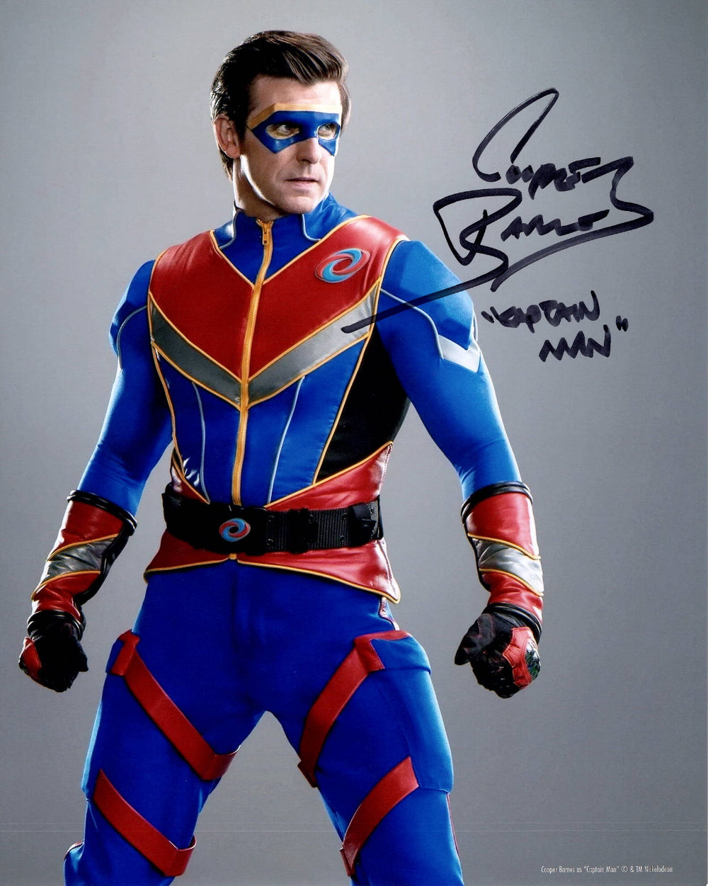 Cooper Barnes as Captain Man "Henry Danger" signed 8x10
