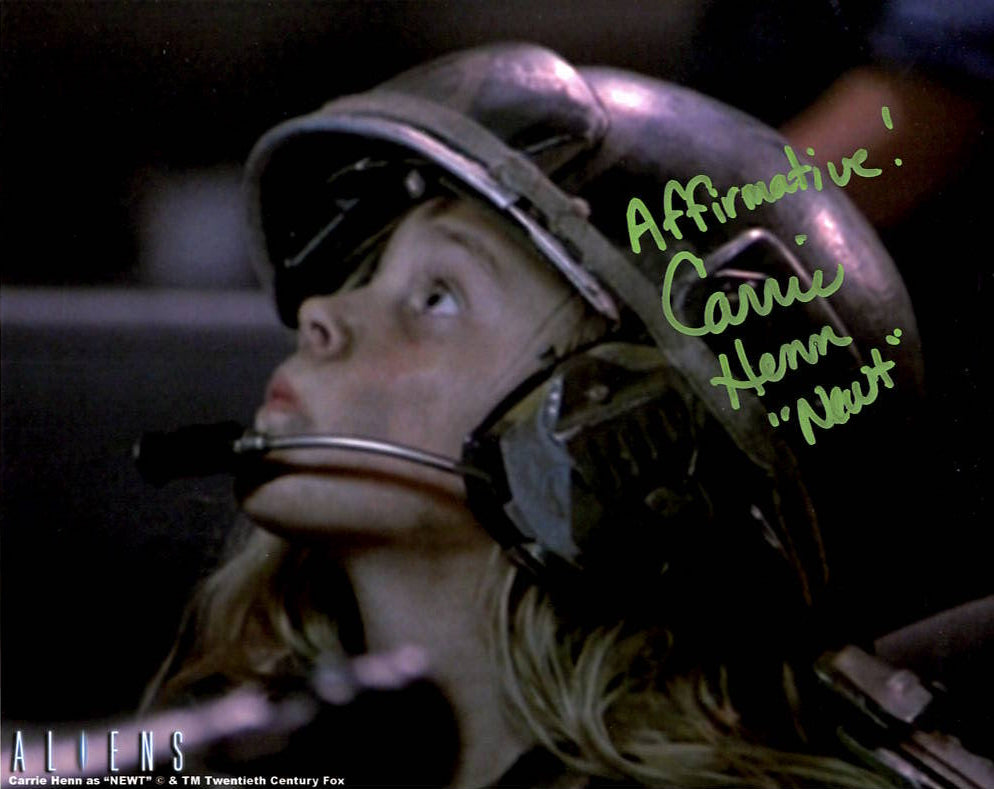 Carrie Henn "ALIENS" signed 8x10