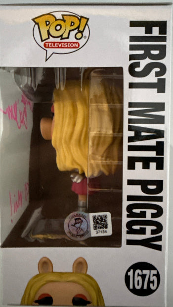 Bonnie Erickson Miss Piggy designer "The Muppets" signed Funko POP First Mate Piggy #1675