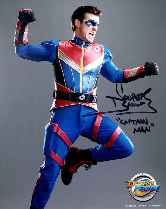 Cooper Barnes as Captain Man "Henry Danger" signed 8x10