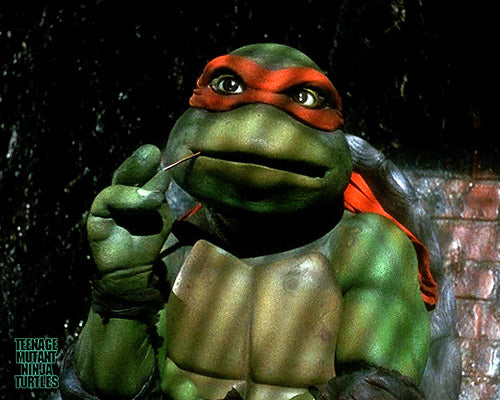 Michelan Sisti autograph "35th Anniversary Teenage Mutant Ninja Turtles" signed 8x10