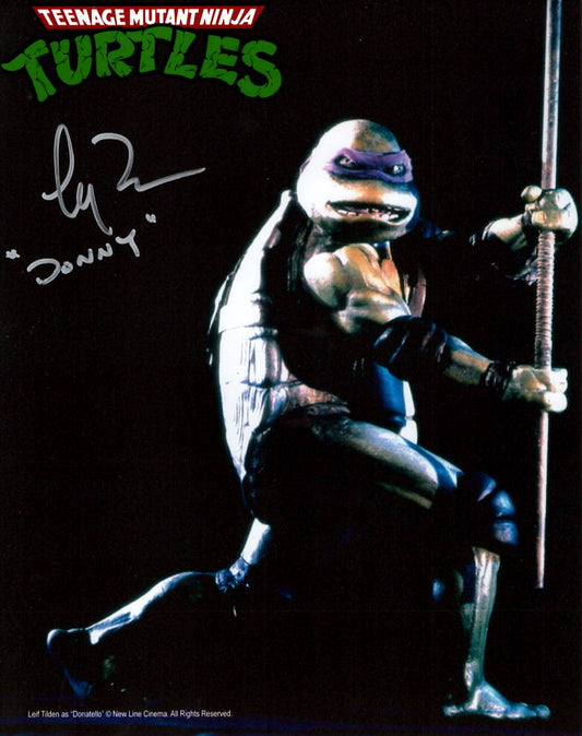 Leif Tilden "Teenage Mutant Ninja Turtles" signed 8x10 photo